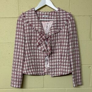 Pink Tweed Women's Jacket